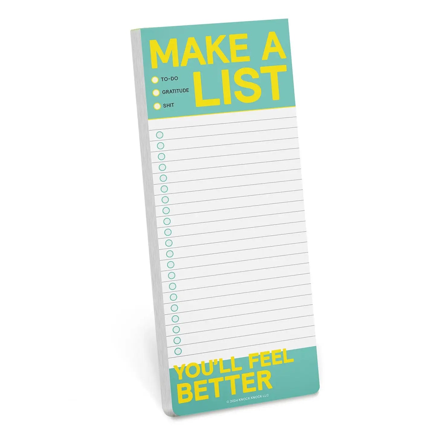 Make a List Notepad