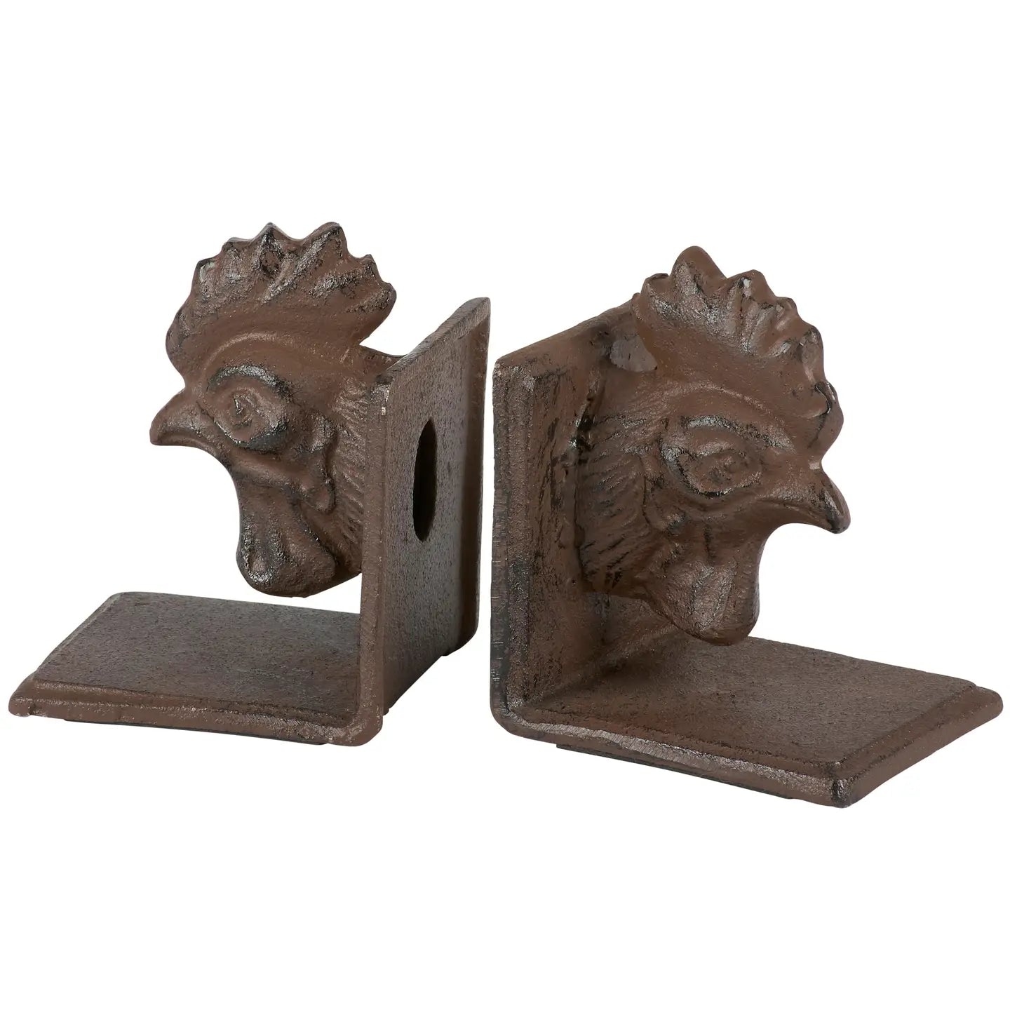 Rooster Bookends