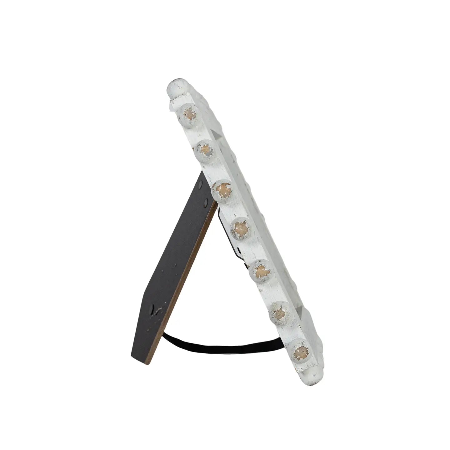 Belle White Frame with Ball Accents