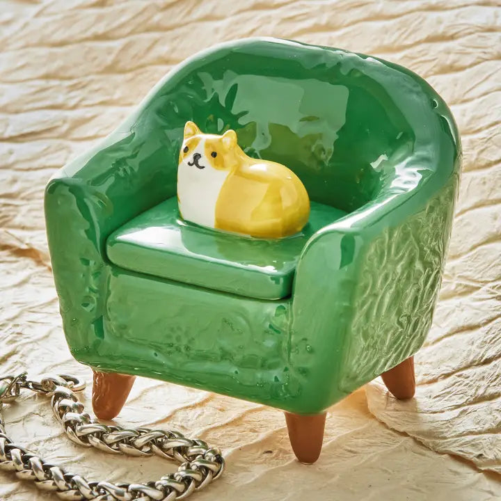 Cat Chair Trinket Box