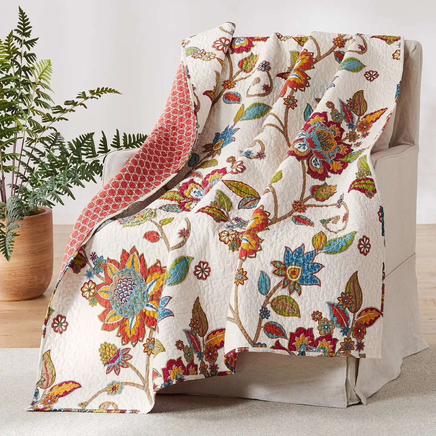Clementine Quilted Throw