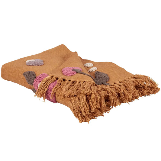 Floral Pops Throw Blanket