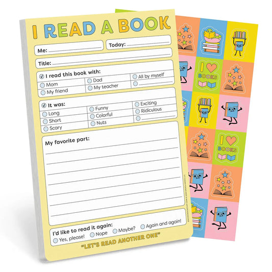 I Read A Book Playtime Notepad