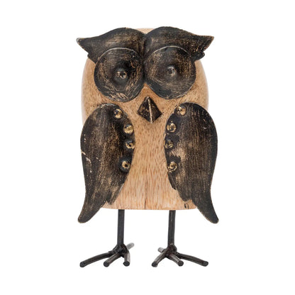 Rustic Owl Figure