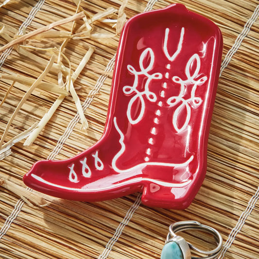Cowboy Boot Trinket Dish