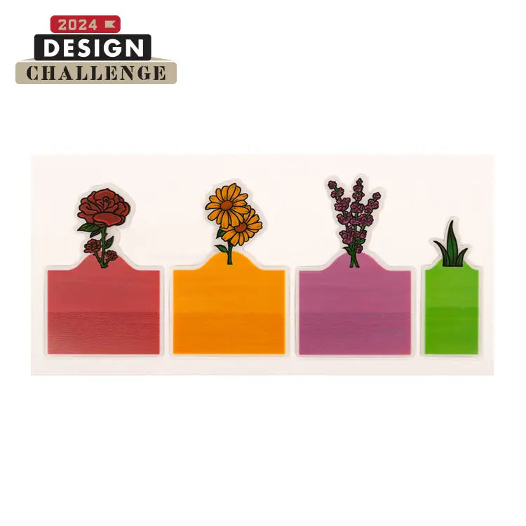 Annotation Garden Floral Page Tabs