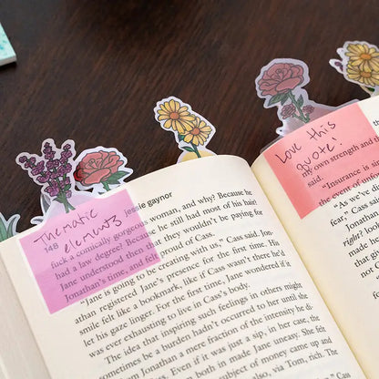 Annotation Garden Floral Page Tabs