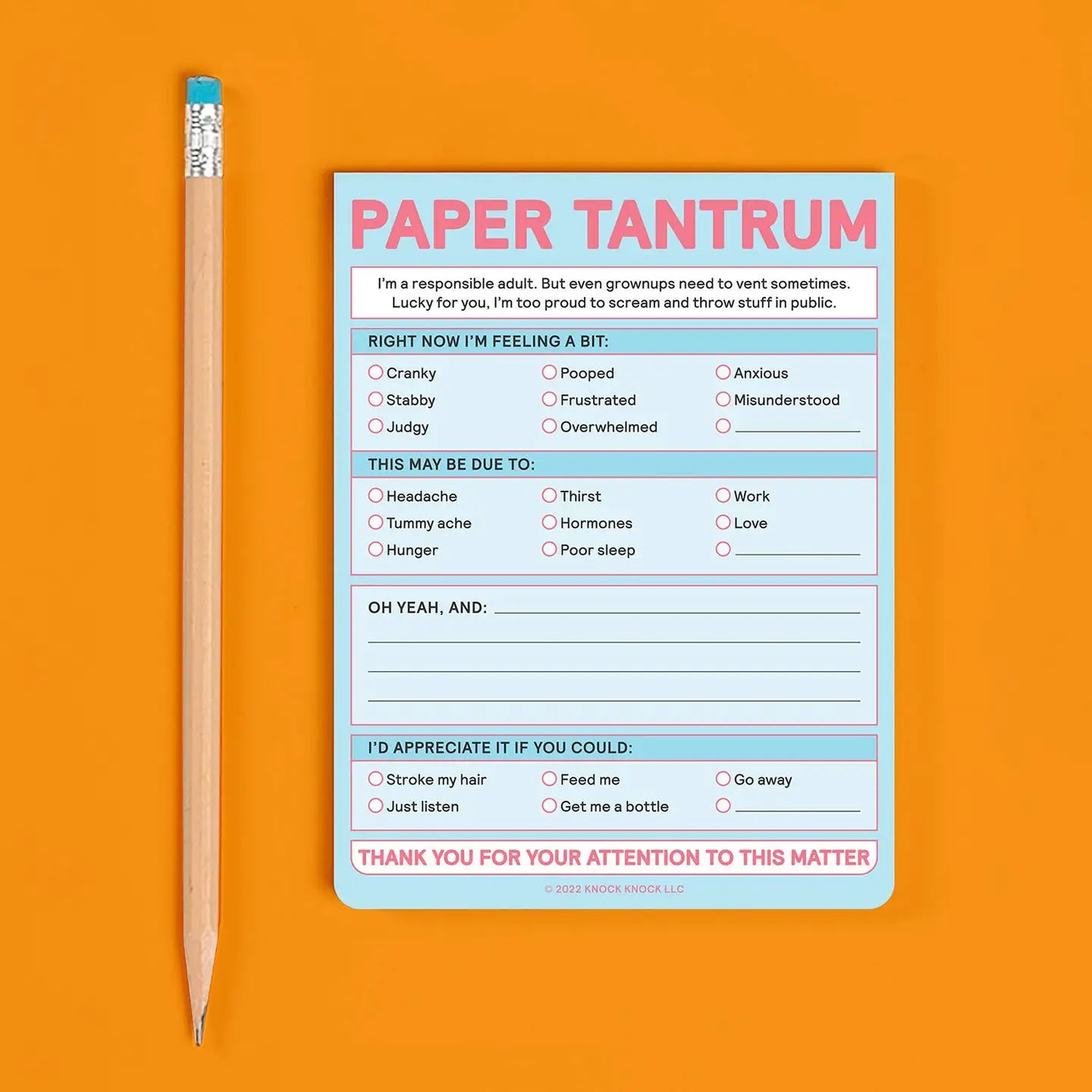 Nifty Note Pad-12 choices