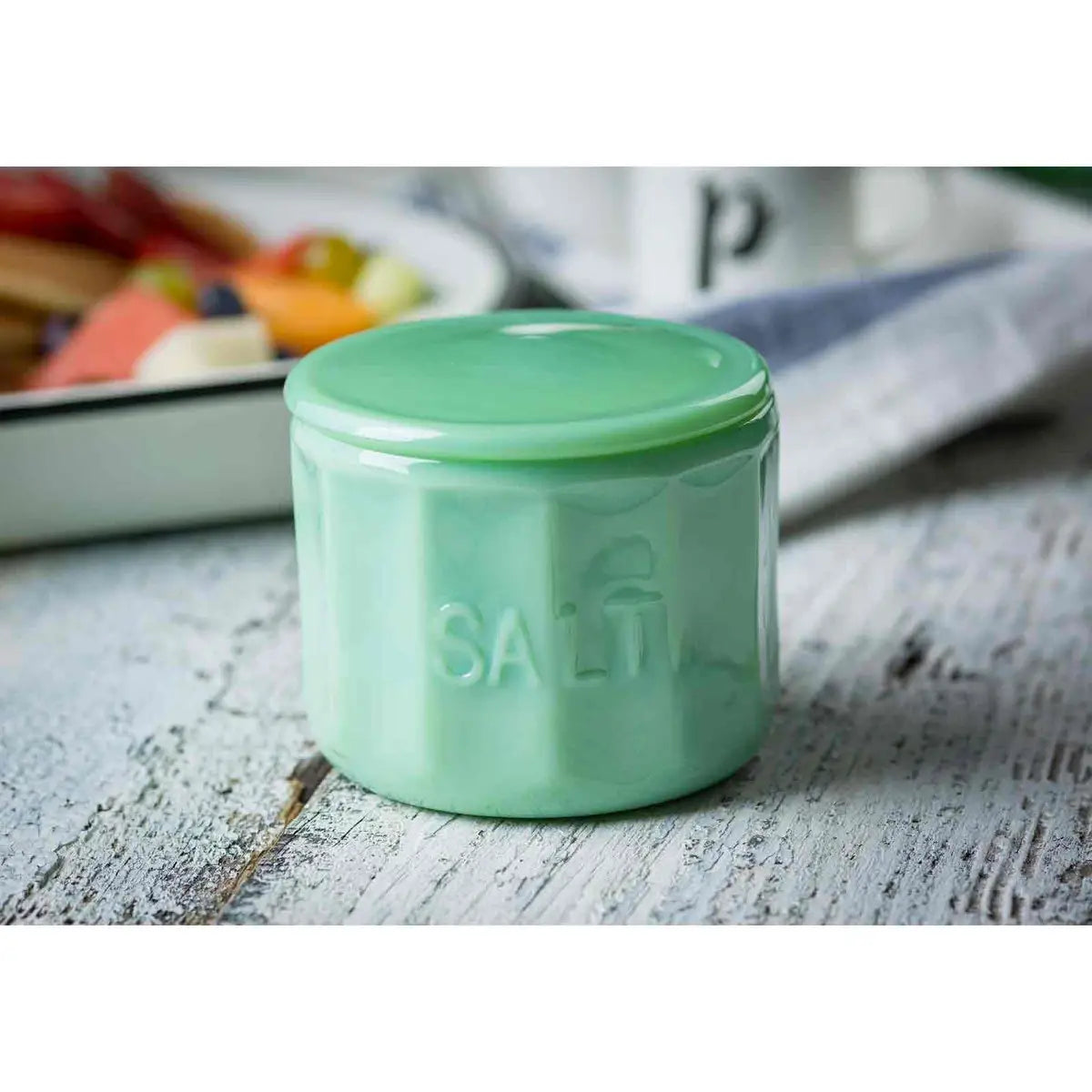 Jadeite Salt Cellar