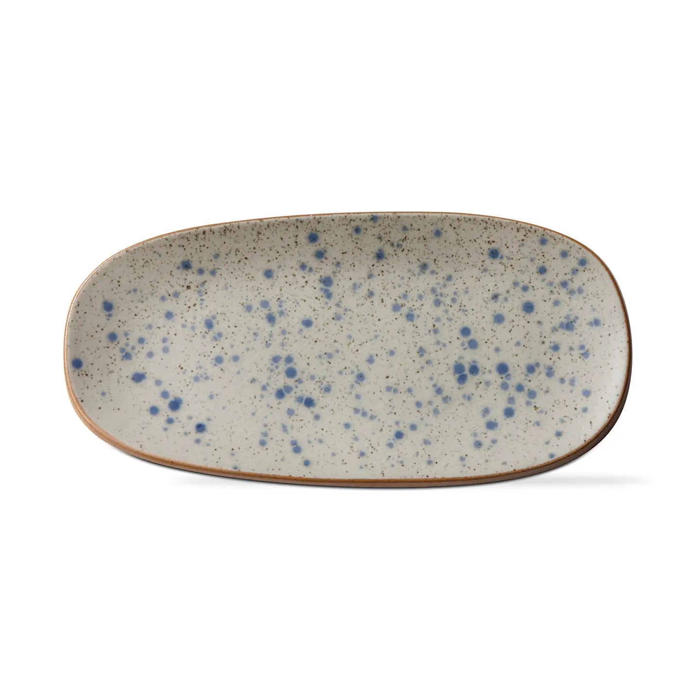 Blue Speckle Platter