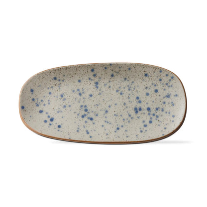 Blue Speckle Platter