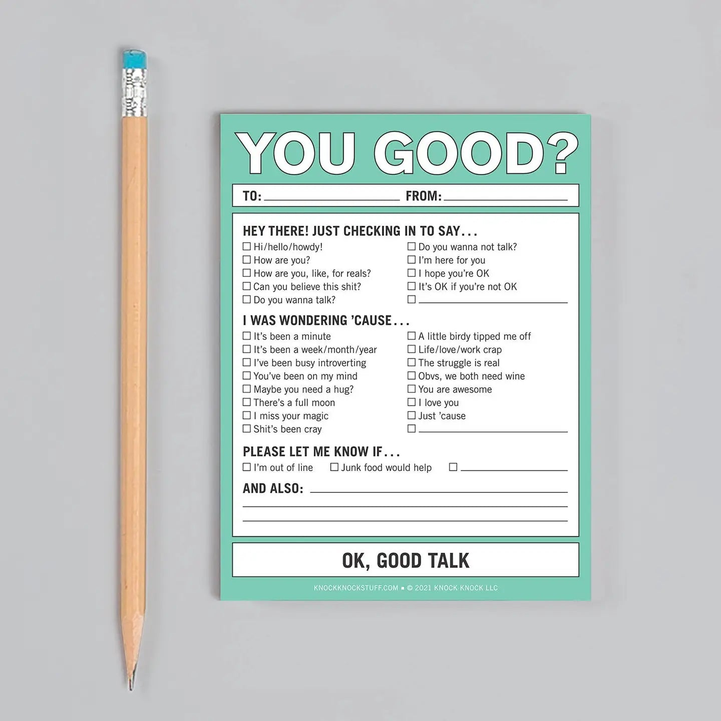 Nifty Note Pad-12 choices